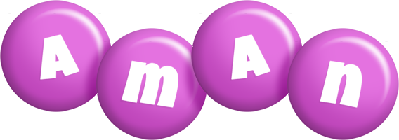 Aman candy-purple logo