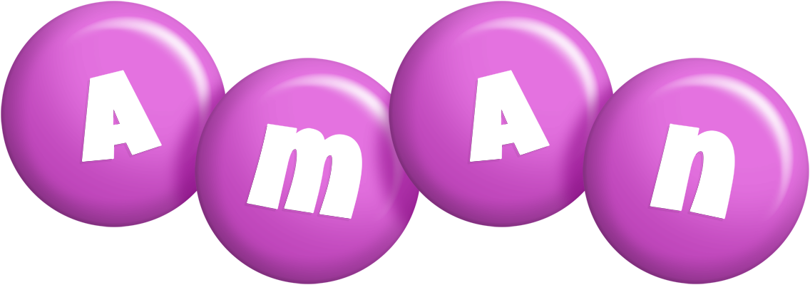 Aman candy-purple logo
