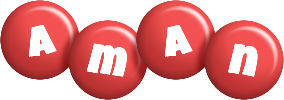 Aman candy-red logo