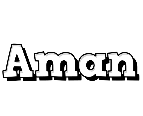Aman snowing logo