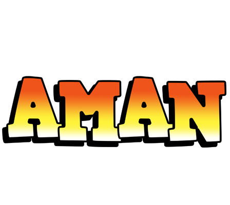 Aman sunset logo