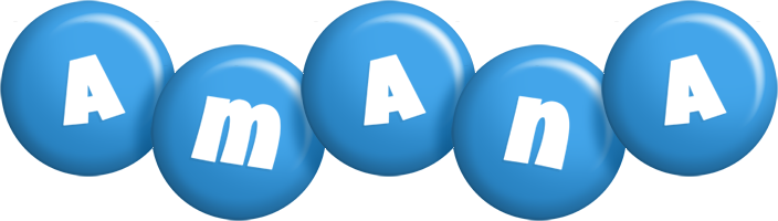 Amana candy-blue logo