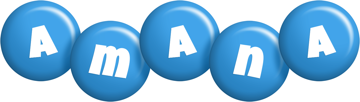 Amana candy-blue logo