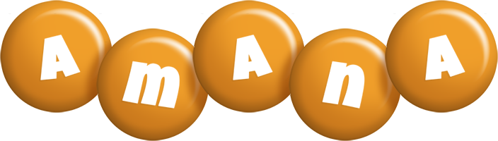 Amana candy-orange logo