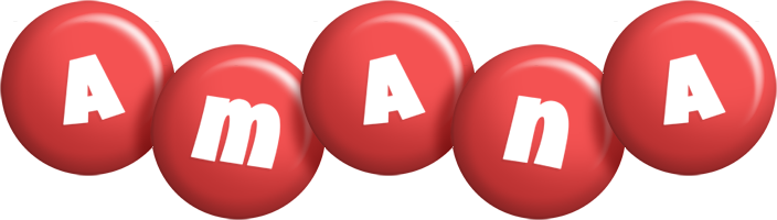 Amana candy-red logo