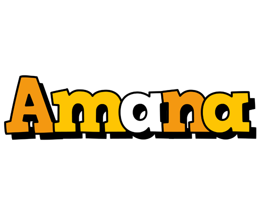 Amana cartoon logo