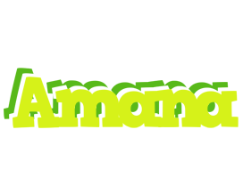 Amana citrus logo