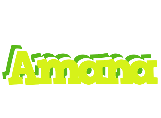 Amana citrus logo