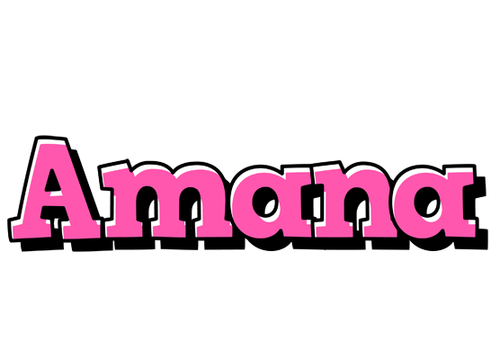 Amana girlish logo