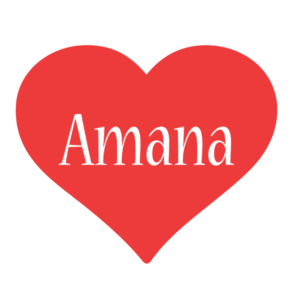 Amana love logo