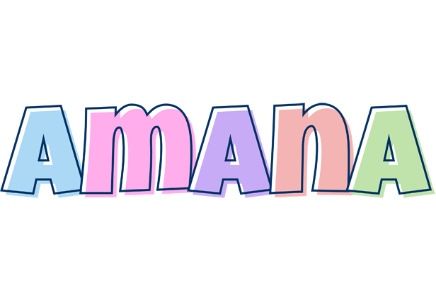Amana pastel logo