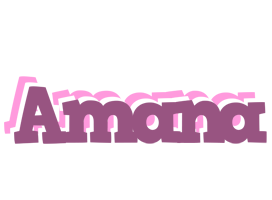 Amana relaxing logo