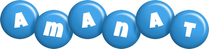 Amanat candy-blue logo