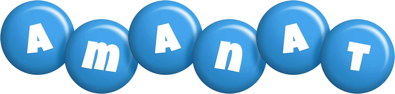 Amanat candy-blue logo