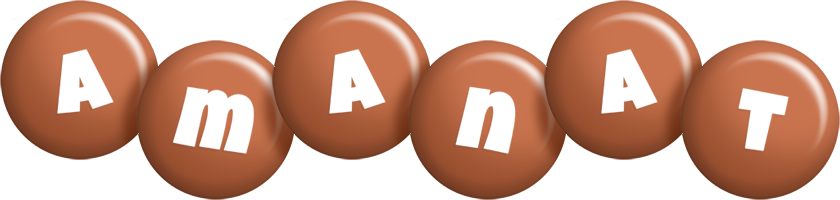 Amanat candy-brown logo