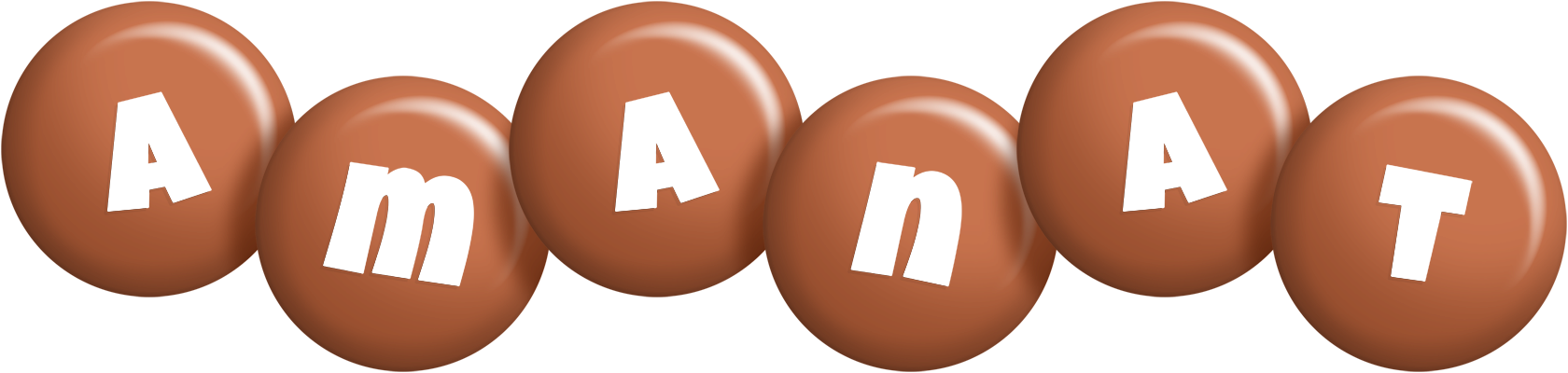 Amanat candy-brown logo