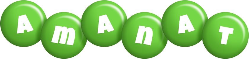 Amanat candy-green logo