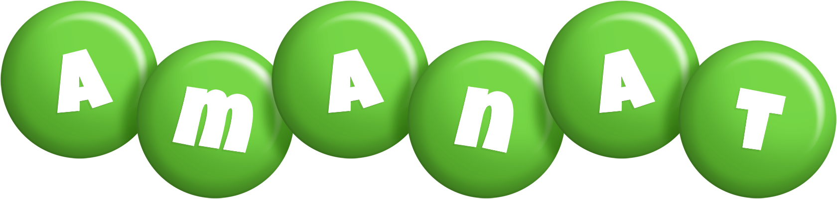 Amanat candy-green logo