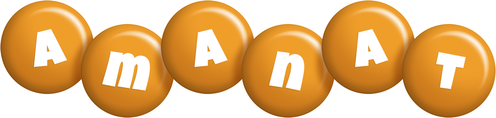 Amanat candy-orange logo
