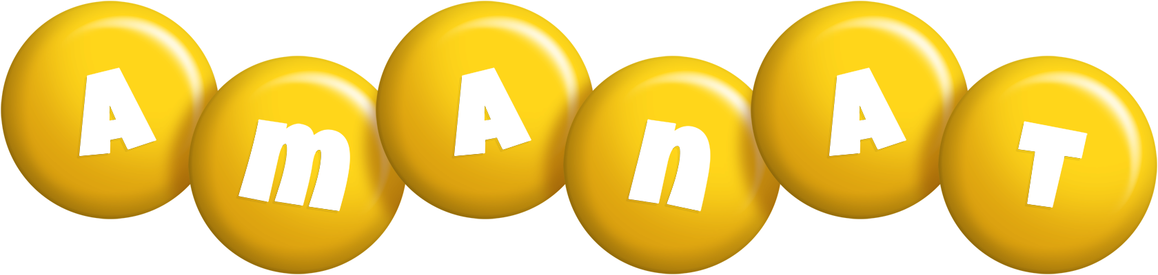 Amanat candy-yellow logo