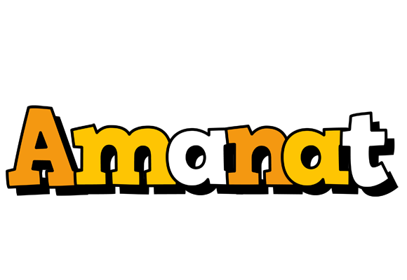 Amanat cartoon logo