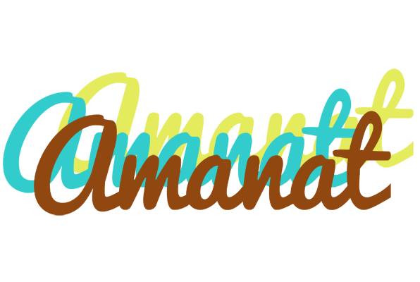 Amanat cupcake logo