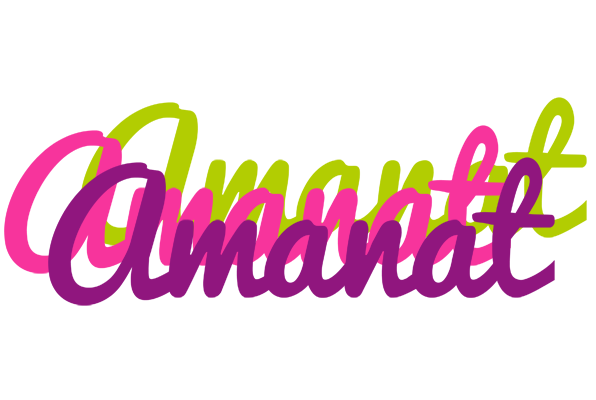 Amanat flowers logo