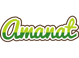 Amanat golfing logo