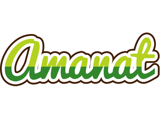 Amanat golfing logo