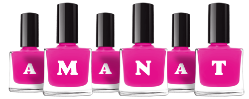 Amanat nails logo