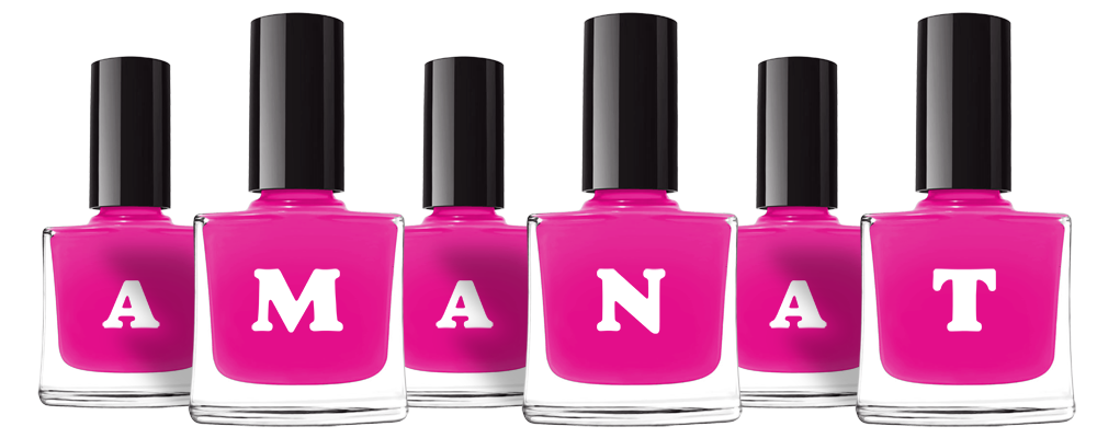 Amanat nails logo