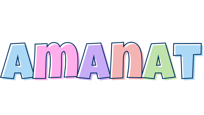 Amanat pastel logo