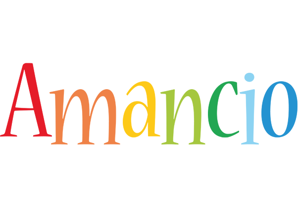 Amancio birthday logo