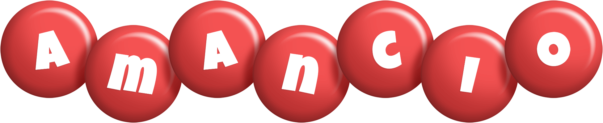 Amancio candy-red logo