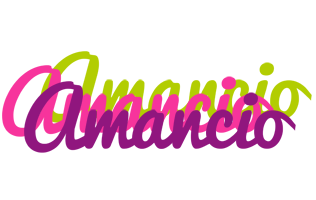 Amancio flowers logo