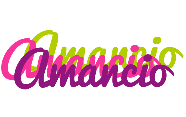Amancio flowers logo