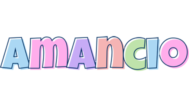 Amancio pastel logo