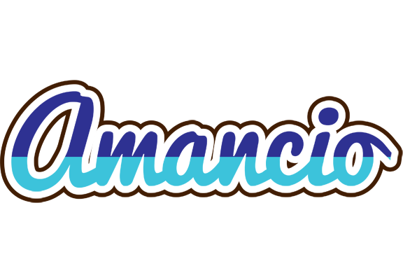Amancio raining logo