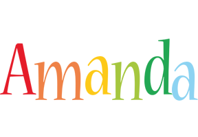 Amanda birthday logo