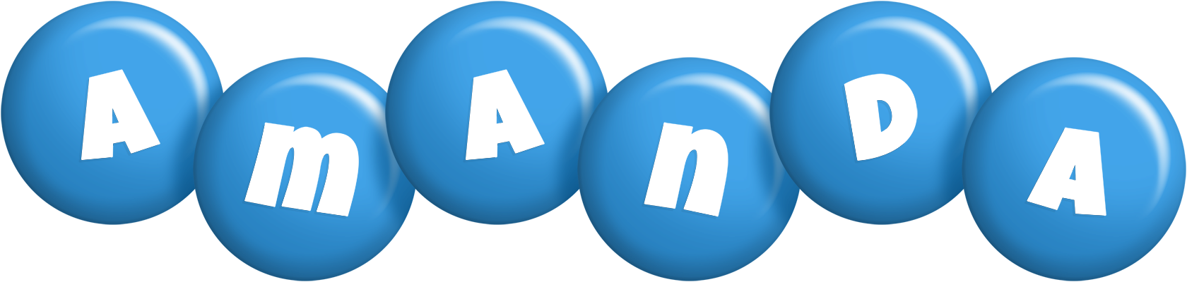Amanda candy-blue logo