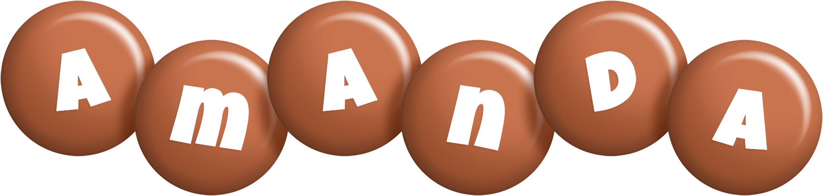 Amanda candy-brown logo