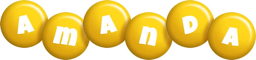 Amanda candy-yellow logo