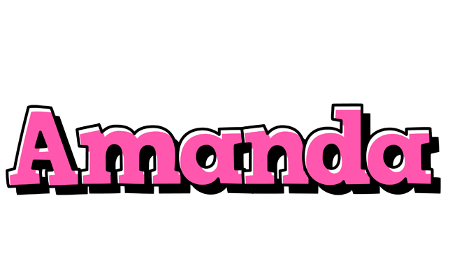 Amanda girlish logo