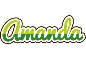 Amanda golfing logo