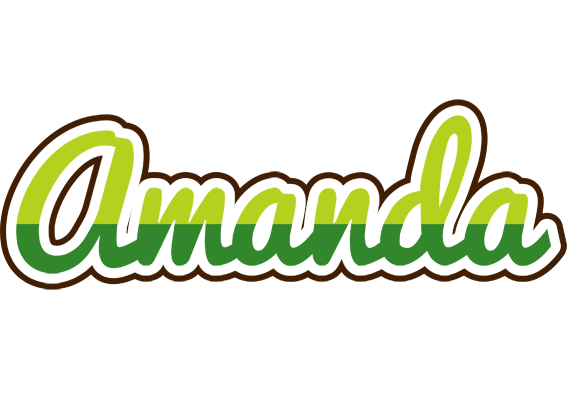 Amanda golfing logo