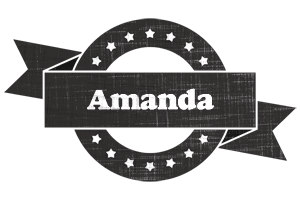 Amanda grunge logo