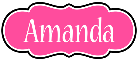 Amanda invitation logo