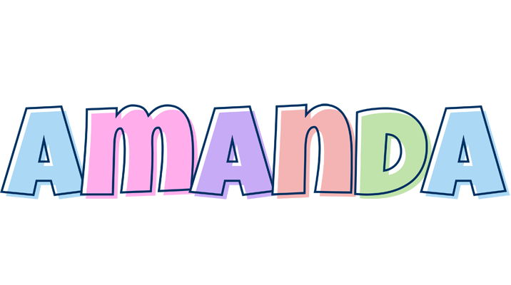Amanda pastel logo