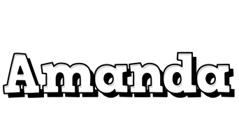 Amanda snowing logo