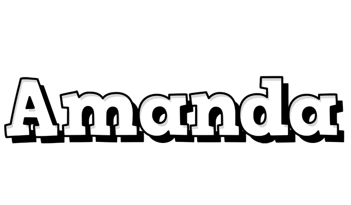Amanda snowing logo